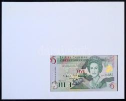 Kelet-karibi Államok/Dominika 1994. 5$ felbélyegzett borítékban, bélyegzéssel T:I 
East Caribbean S...