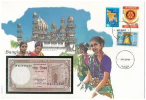 Bangladesh 1981. 5T , felbélyegzett borítékban, bélyegzéssel T:I  Bangladesh 1981. 5 Taka in envelope with stamp and cancellation C:UNC
