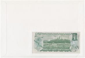 Kanada 1973. 1$ felbélyegzett borítékban, bélyegzéssel T:I 
Canada 1973. 1$ Dollars in envelope wit...