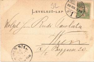 1900 Gyulafehérvár, Karlsburg, Alba Iulia; Röm.-kath. Gymnasium in der Burg / Római katolikus gimnáz...