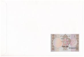 Pakisztán 1981-1983. 1R borítékban, alkalmi bélyeggel és bélyegzéssel T:I
Pakistan 1981-1983. 1 Rup...