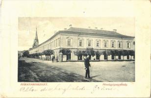 1915 Máramarossziget, Sighetu Marmatiei; Pénzügyigazgatóság, Zombory üzlete. W. L. Bp. 249. / Financial Directorate, shops (Rb)