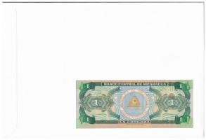 Nicaragua 1990. 1C borítékban, alkalmi bélyeggel és bélyegzéssel T:I
Nicaragua 1990. 1 Cordoba in e...