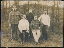 cca 1914-1940 Vegyes katonai fotó tétel, 9 db, 9×7 és 15×11 cm közötti méretekben