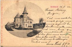 1900 Marosberkes, Birkis, Birchis; Mocsónyi-kastély / castle (Rb)