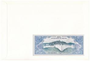 Bhutan 1N ~1981. borítékban, alkalmi bélyeggel és bélyegzéssel T:I
Bhutan ~1981. 1 Ngultrum in enve...