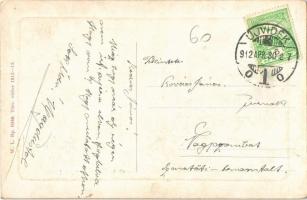 1912 Újvidék, Novi Sad; Kossuth Lajos utca, villamos, bútorház, üzletek. W. L. Bp. 6348. / street vi...