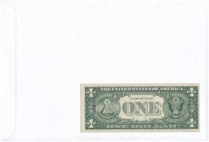 Turks- és Caicos-szigetek 2001. 1$ felbélyegzett borítékban, bélyegzéssel T:I 
Turks and Caicos Isl...