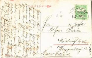 1913 Duga Resa, Dugaresa, Dugerese; Pamut fonoda és szövőgyár. W. L. 938. / cotton spinning and weav...