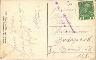 Debica, Rynek / Ringplatz, nördlicher Teil / main square with destroyed buildings, children with sol...