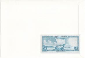 Man-sziget 1979. 50p felbélyegzett borítékban, bélyegzéssel T:I 
Man-sziget 1979. 50 Pence in envel...