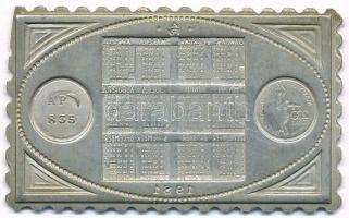 1981. "Naptár" Ag bélyegérem (0.835/37x23mm) T:2 (PP)