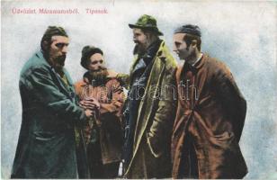 Máramarosi zsidó típusok. Wizner és David tulajdona / Transcarpathian Jewish types, Judaica (r)