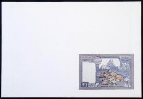 Nepál 1974. 1R felbélyegzett borítékban, bélyegzéssel T:1 Nepal 1974. 1 Rupees in envelope with stam...