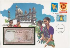 Bangladesh 1981. 5T felbélyegzett borítékban, bélyegzéssel T:I Bangladesh 1981. 5 Taka in envelope with stamp and cancellation C:UNC