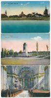 5 db RÉGI magyar városképes lap: Szolnok, Szombathely, Székesfehérvár, Mohács / 5 pre-1945 Hungarian postcards