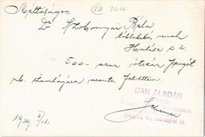 1929 Vampyr. Der elektrische Staubsauger / German electric vacuum cleaner advertisement card  (EK)