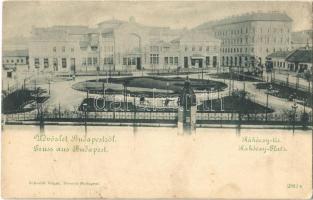 Budapest VIII. Rákóczi tér, Bor és sörház, Friedmann Adolf és Blau Manó üzlete, Vásárcsarnok (EK)