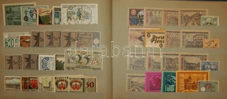 Német Birodalom/Császárság + Weimari Köztársaság 495db dekoratív szükségpénz gyűjtemény, hozzávaló 1...