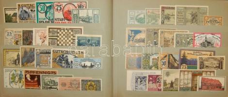 Német Birodalom/Császárság + Weimari Köztársaság 495db dekoratív szükségpénz gyűjtemény, hozzávaló 1...