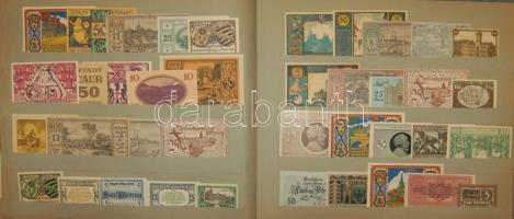 Német Birodalom/Császárság + Weimari Köztársaság 495db dekoratív szükségpénz gyűjtemény, hozzávaló 1...