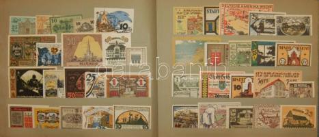 Német Birodalom/Császárság + Weimari Köztársaság 495db dekoratív szükségpénz gyűjtemény, hozzávaló 1...