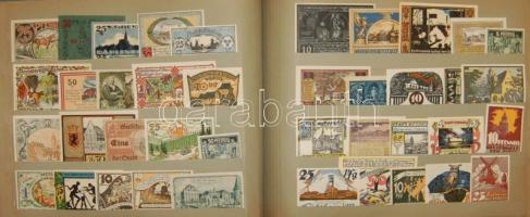 Német Birodalom/Császárság + Weimari Köztársaság 495db dekoratív szükségpénz gyűjtemény, hozzávaló 1...