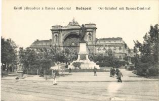 Budapest VII. Keleti pályaudvar, Baross szobor