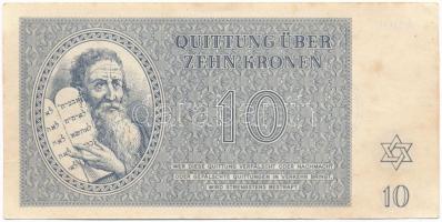 Német Harmadik Birodalom / Cseh-Morva Protektorátus / Theresienstadt gettó 1943. január 1. 10K T:I-
...