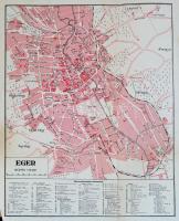 1930-1933 Vegyes Eger témájú útikönyv tétel, 3 db: 

Szmrecsányi Miklós: Eger és környékének részl...