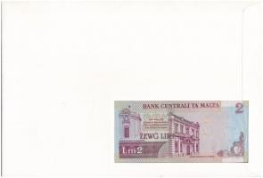 Málta 1994. 2L felbélyegzett borítékban, bélyegzéssel T:I 	
Malta 1994. 2 Liri in envelope with sta...