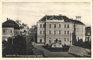 1935 Kaposvár, Pénzügyigazgatósági palota, Kertész L. kalaposmester üzlete (EK)