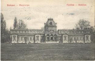 1918 Budapest XIII. Margitsziget, Fürdőház