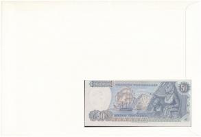 Görögország 1978. 50Dr felbélyegzett borítékban, bélyegzéssel T:I 
Greece 1978. 50 Drachmai in enve...