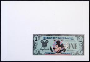 Amerikai Egyesült Államok/Disneyland 1987. 1DD felbélyegzett borítékban, bélyegzéssel T:I 
USA/Disn...