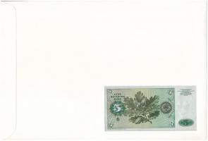 Németország 1980. 5M felbélyegzett borítékban, bélyegzéssel T:I 
Germany 1980. 5 Mark in envelope w...