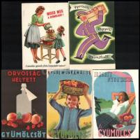 10 db különböző gyümölcsfogyasztással kapcsolatos reklám