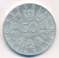 Ausztria 1978. 50Sch Ag "Franz Schubert" T:2 
Austria 1978. 50 Schilling Ag "Franz S...