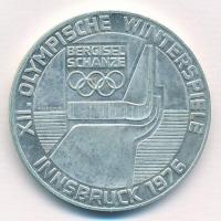 Ausztria 1976. 100Sch Ag Innsbruck - XII. téli olimpia / Lesikló sánc T:1- Austria 1976. 100 Schilling Ag Winter Olympics Innsbruck / Ski take-off ramp C:AU Krause KM#2929