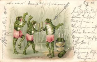 Frogs Litho