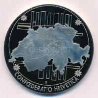 Svájc DN "500.-banknote seit 1977" fém emlékérem 500Fr svájci bankjegy multicolor képével ...