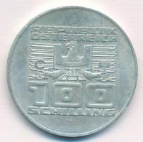 Ausztria 1975. 100Sch Ag "50 éves a schilling" T:1- Austria 1975. 100 Schilling Ag "5...