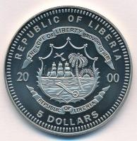 Libéria 2000. 5D Cu-Ni "XXVII Olimpiai Játékok - Sydney" T:1
Liberia 2000. 5 Dollars Cu-N...