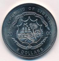 Libéria 2000. 5D Cu-Ni "Első ember a Holdon" T:1
Liberia 2000. 5 Dollars Cu-Ni "Firs...