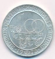 Ausztria 1978. 100Sch Ag "Az alberg alagút megnyitása" T:1-
Austria 1978. 100 Schilling A...