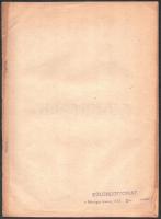 1957 Öllős Géza: A kútpaláston kialakuló vízmozgásnak és a kút vízhozamának vizsgálata. Különlenyoma...