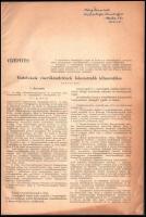 1958 Kertai Ede: Vízfolyások vízerőkészletének fokozottabb kihasználása. Különlenyomat a Hidrológiai Közlöny 1958. 6. számából, szakadt, kissé hiányos papírkötésben, 397-412 o. A szerző, Kertai Ede (1917-2003) által Ihrig Dénes (1899-1991) mérnök, a Vízügyi Tudományos Kutatóintézet (VITUKI) alapító igazgatója részére dedikált.