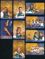2000 Sydney Olimpia magyar aranyérmesek, 9 db telefonkártya