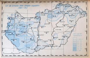 Magyarország hidrológiai atlasza. 1-2. köt. 1. köt. Csapadékviszonyok. 2. köt. Hőmérsékleti és párol...