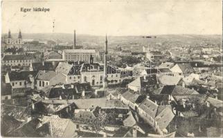 1915 Eger, látkép. Özv. Wahl Adolfné kiadása (EB)